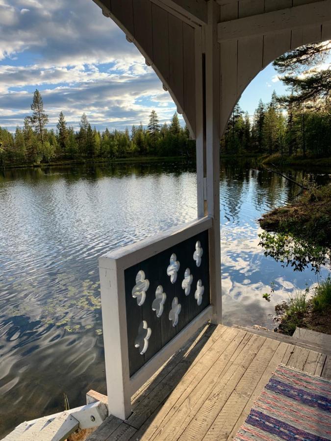 Off-Grid Cabin In Nattavaara Lapland Exterior photo