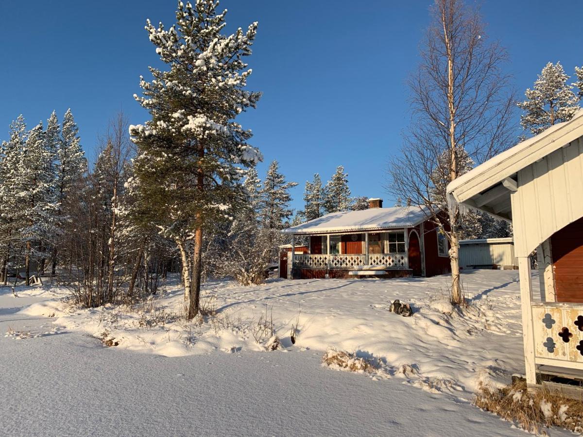 Off-Grid Cabin In Nattavaara Lapland Exterior photo