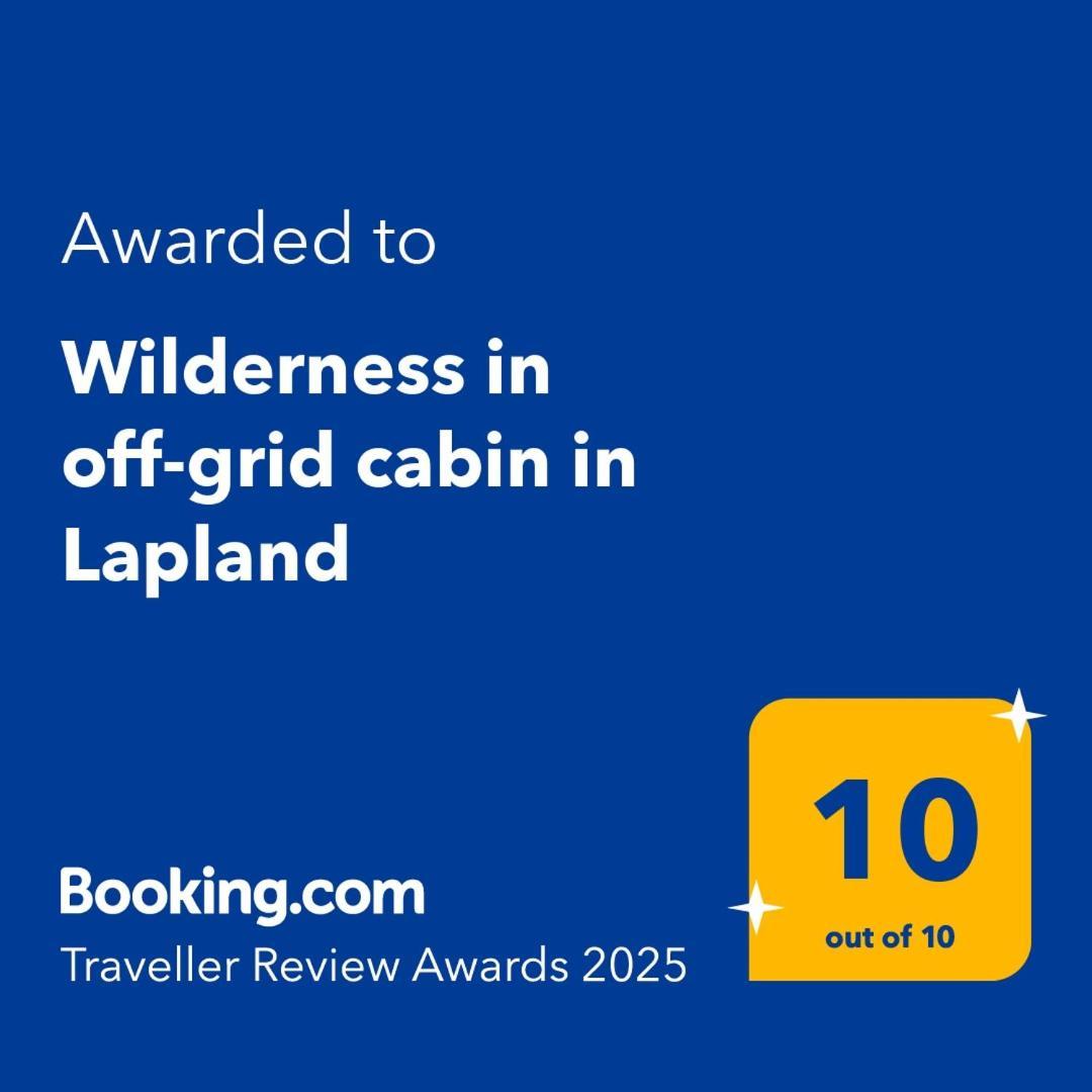 Off-Grid Cabin In Nattavaara Lapland Exterior photo